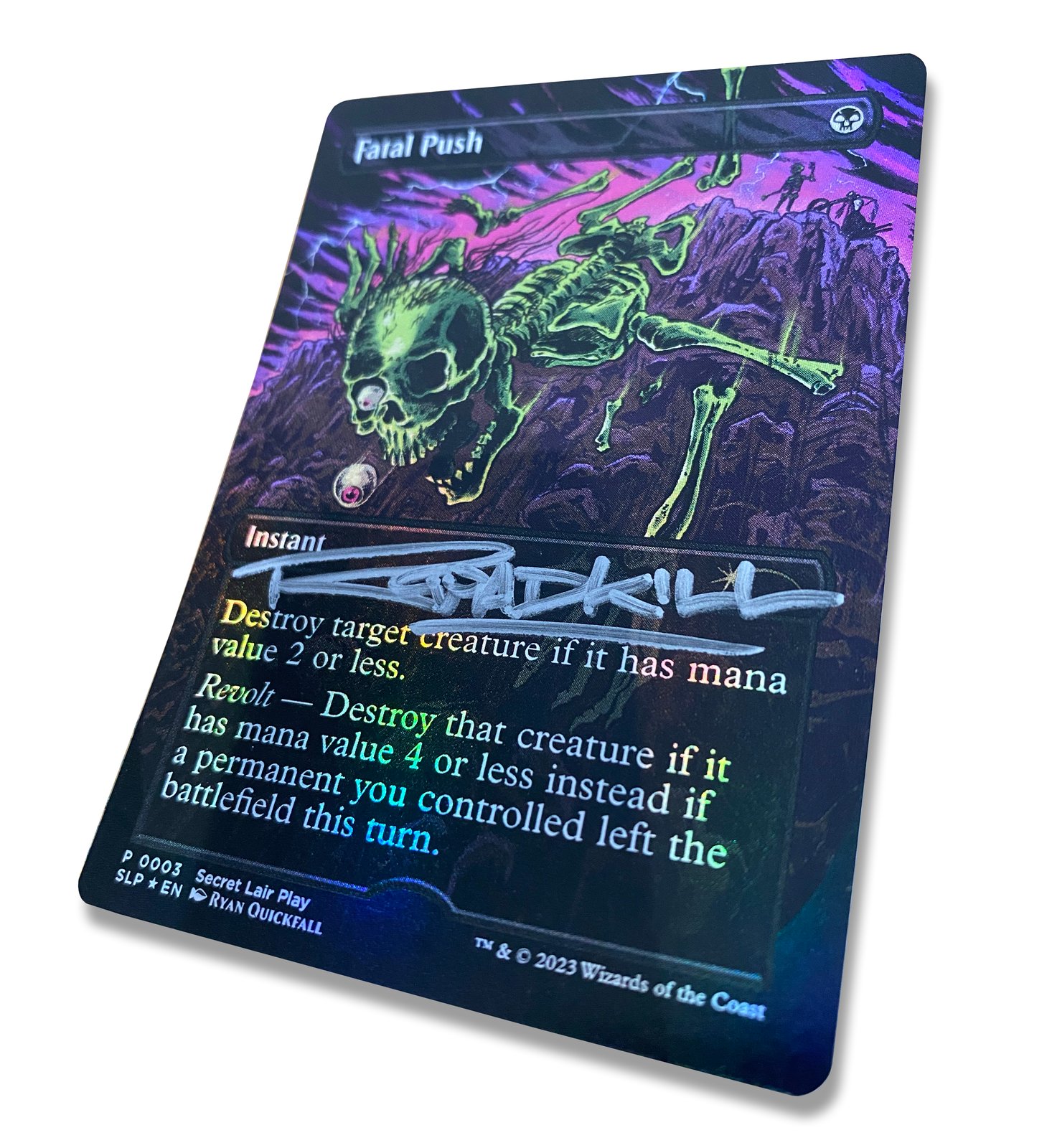 FATAL PUSH Artist Proof FOIL | RYANROADKILL